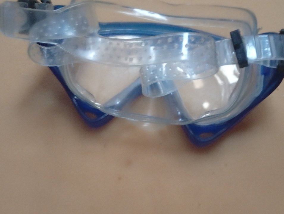 Mavi Elastik Yüzme Gözlüğü - Görsel 3