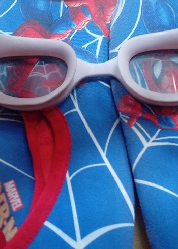 Renkli Mini Yüzücü Gözlükleri Velcro Bantlı - Görsel 3