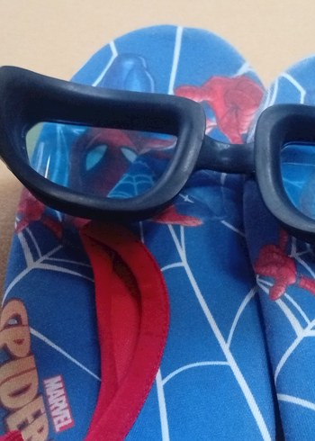 Renkli Mini Yüzücü Gözlükleri Velcro Bantlı - Görsel 4