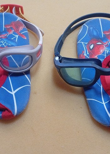 Renkli Mini Yüzücü Gözlükleri Velcro Bantlı - Görsel 7