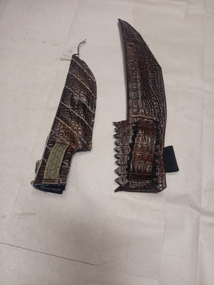 Kahverengi Deri Bıçak Kılıfları - Görsel 2