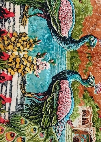 Bohem Tarz Çok Renkli Desenli Halı
