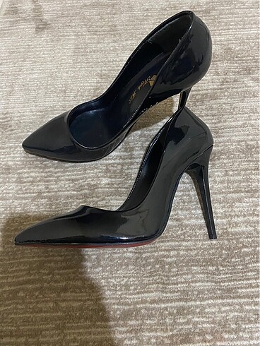 siyah rugan stiletto