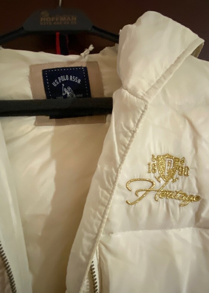 Us polo orjinal krem rengi yelek - Görsel 2