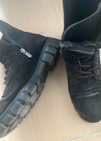 Siyah Gotik Stiletto Topuklu Lastik Botlar - Görsel 2