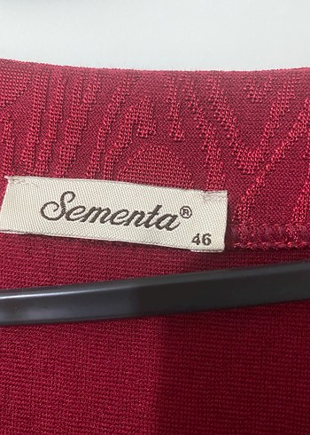 Bordo Midi Kadın Triko Elbise - Görsel 2