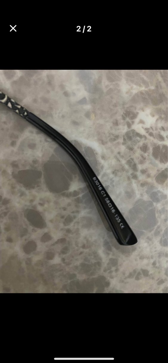 Zincir Detaylı Mor Gotik Kadın Gözlüğü - Görsel 2