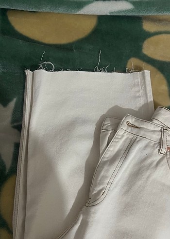 Bej Kadın Kot Pantolon Regular Fit - Görsel 3