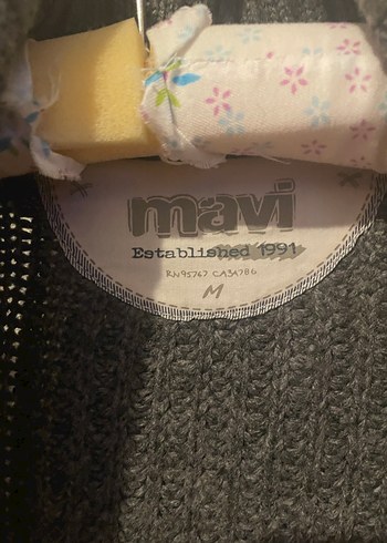 Gri Örgü Erkek Yün Hırka - Görsel 2