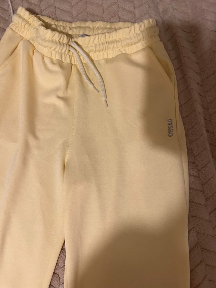 Sarı Midi Kadın Eşofman Altı - Görsel 4