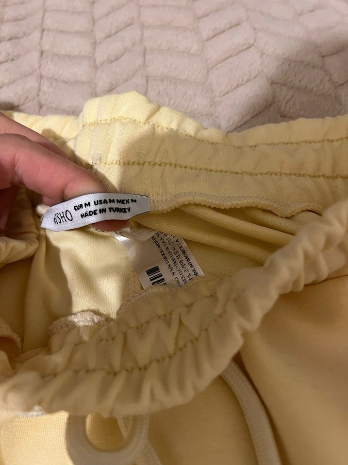 Sarı Midi Kadın Eşofman Altı - Görsel 3