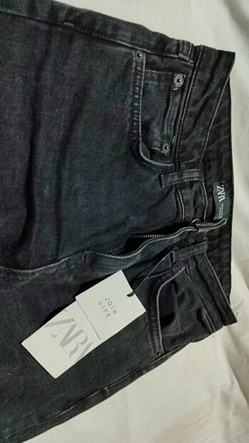 34 Beden Siyah kot pantolon Zara