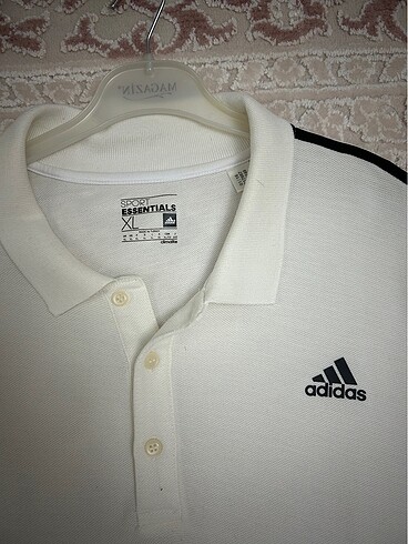 xl Beden beyaz Renk Orjinal adidas polo yaka