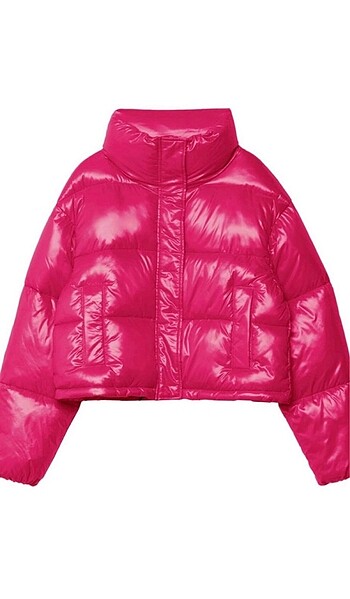 bershka pembe mont defosu lekesi yoktur