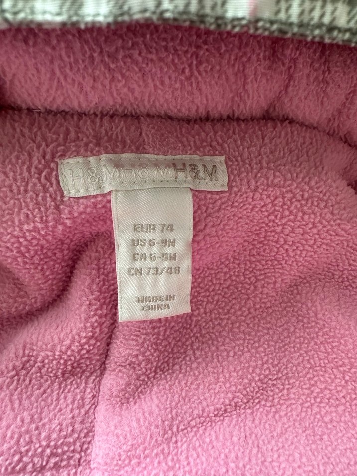 H&M Kız Bebek Ekose Astonot Tulumu - Görsel 2