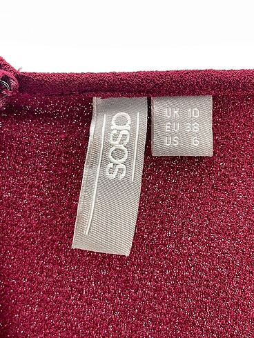 38 Beden bordo Renk Asos Uzun Tulum %70 İndirimli.