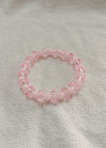 Pembe Boncuklu Bileklik