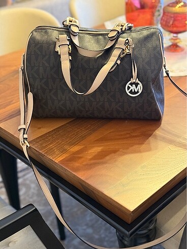  Beden kahverengi Renk Michael Kors orjinal büyük boy çanta