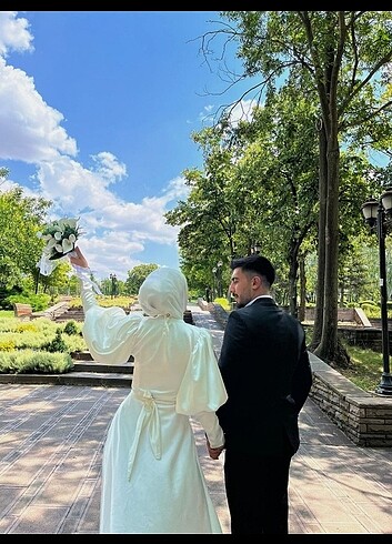 s Beden Nikah elbisesi tesettür 