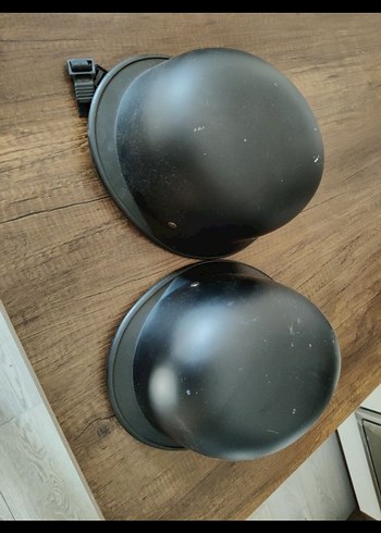 Siyah Mat Minimalist Kask - Görsel 2