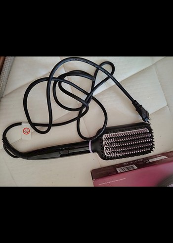 Mor Philips Saç Düzleştirici Fırça - Görsel 5