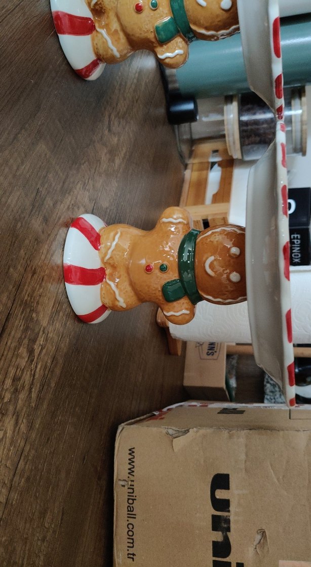 Bisküvi Adam Figürlü Servis Tabağı - Görsel 5