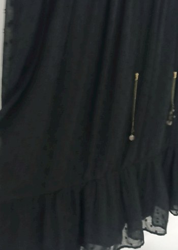 Siyah Gotik Tarzı elbise - Görsel 4