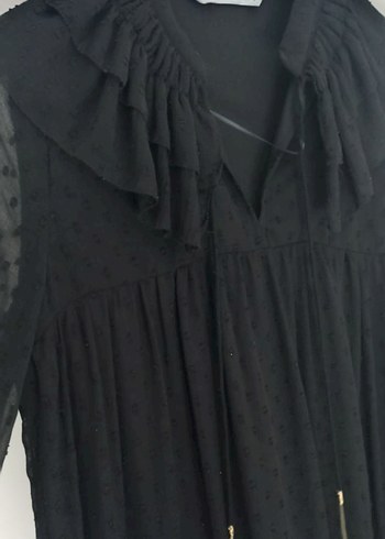 Siyah Gotik Tarzı elbise - Görsel 3