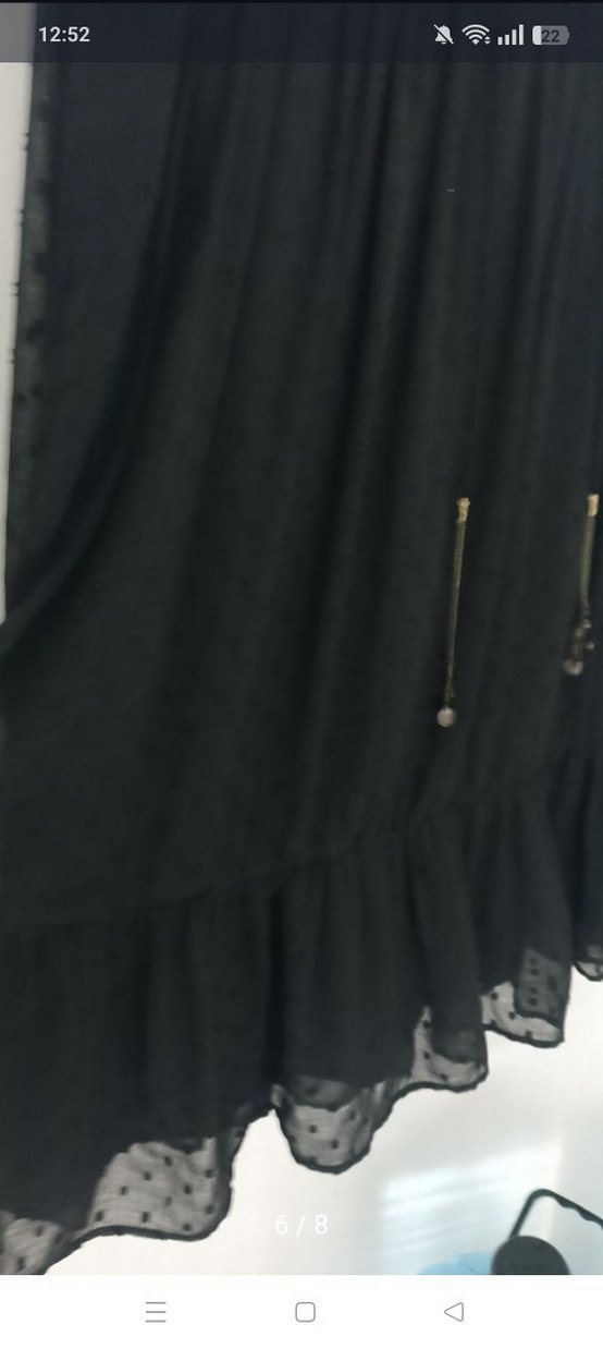 Siyah Gotik Tarzı elbise - Görsel 4