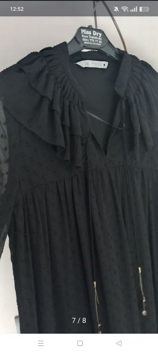 Siyah Gotik Tarzı elbise - Görsel 3