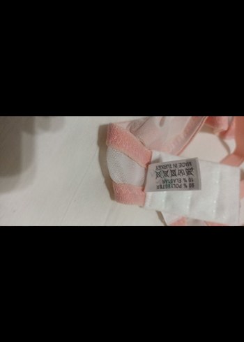 Pembe Mini Desenli Street Wear Sütyen - Görsel 4