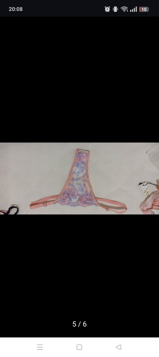 Pembe Mini Desenli Street Wear Sütyen - Görsel 3