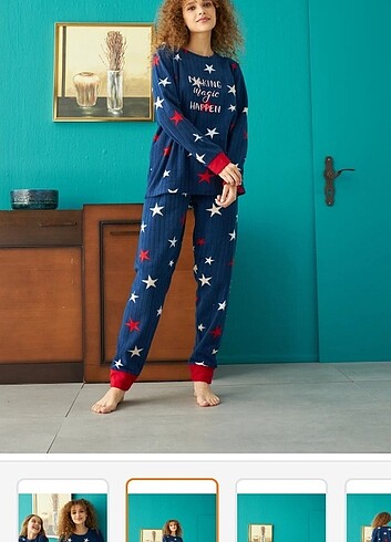 Siyah İnci Pijama Takımı