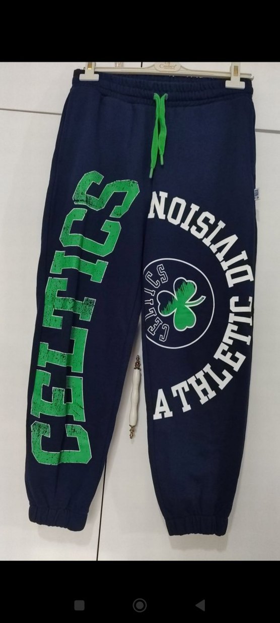 Erkek kadın unisex Lacivert Baskılı Eşofman Altı - Görsel 2