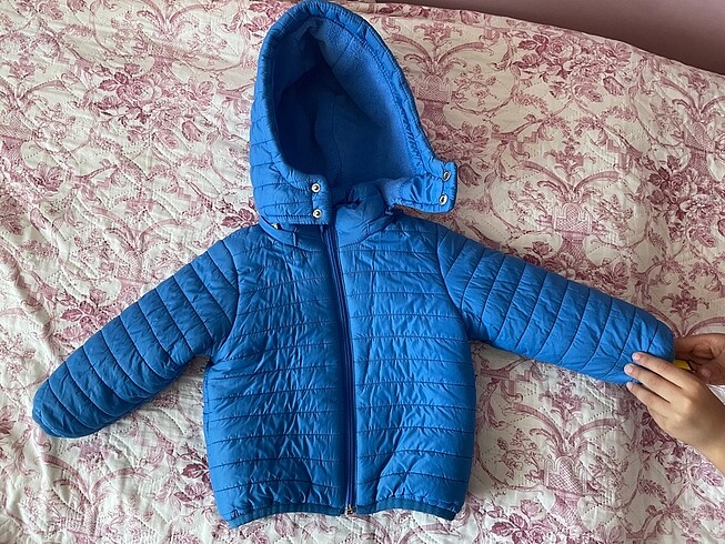 12-18 Ay Beden mavi Renk Mavi Bebek Montu