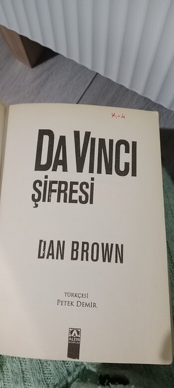  Beden Renk Da Vinci şifresi