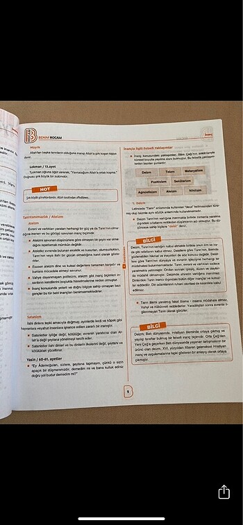  Beden Benim hocam Tyt-Ayt Din kültürü ders notları