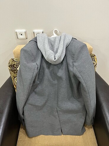 s Beden gri Renk Zara blazer