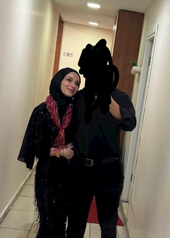 Siyah pulpayet Abiye Elbise - Görsel 2