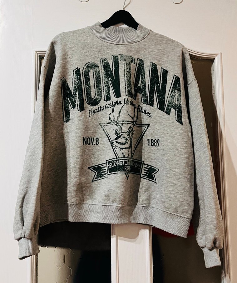 Oversize Gri BERSHKA sert — görsel 3/9