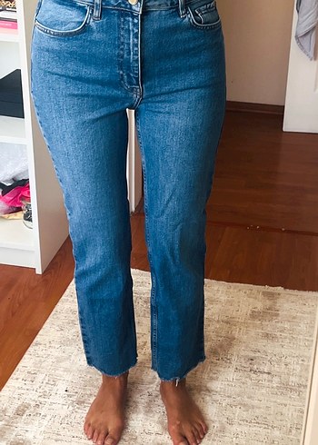 Network Mavi Yuksek Bel Denim Jean