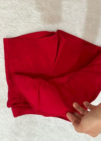 LC Waikiki Kız Çocuk Kırmızı Fırfırlı Etek LCW
