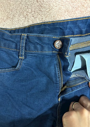 Kız çocuk kot şort - Görsel 2