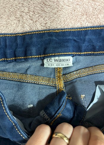 Kız çocuk kot şort - Görsel 3