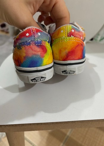 Kız Çocuk Çok Renkli Bağcıksız Spor Ayakkabı VANS - Görsel 4