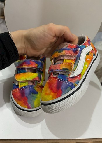 Kız Çocuk Çok Renkli Bağcıksız Spor Ayakkabı VANS - Görsel 3