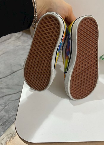 Kız Çocuk Çok Renkli Bağcıksız Spor Ayakkabı VANS - Görsel 7