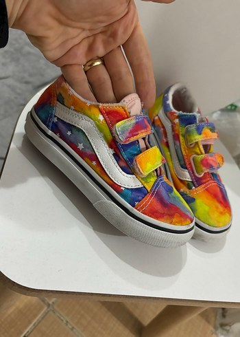 Kız Çocuk Çok Renkli Bağcıksız Spor Ayakkabı VANS - Görsel 2