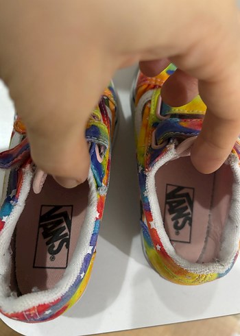 Kız Çocuk Çok Renkli Bağcıksız Spor Ayakkabı VANS - Görsel 5