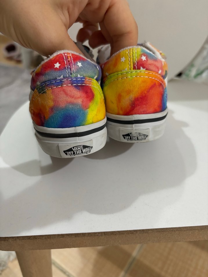 Kız Çocuk Çok Renkli Bağcıksız Spor Ayakkabı VANS - Görsel 4